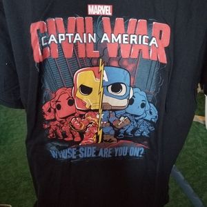 Marvel Captain America Civil War Pop Tee